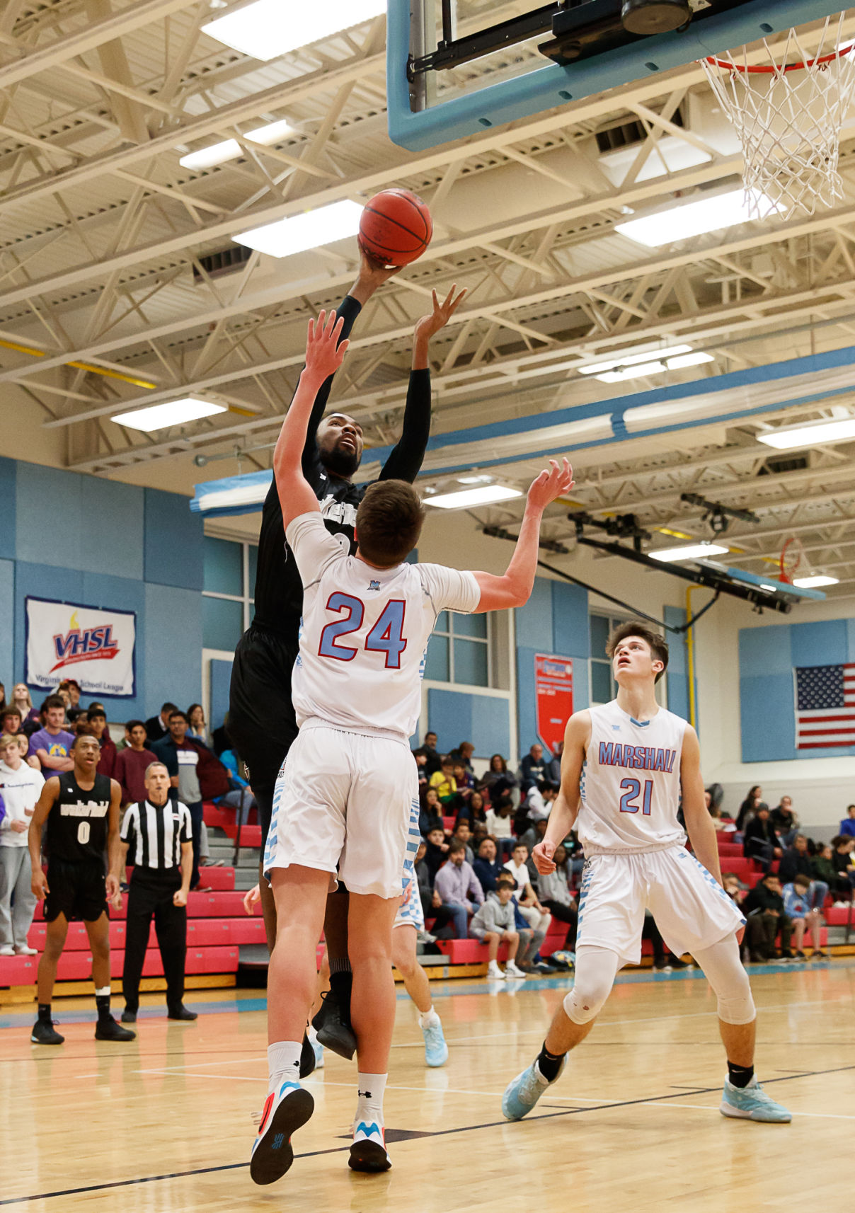 Marshall vs. Wakefield boys hoops 11